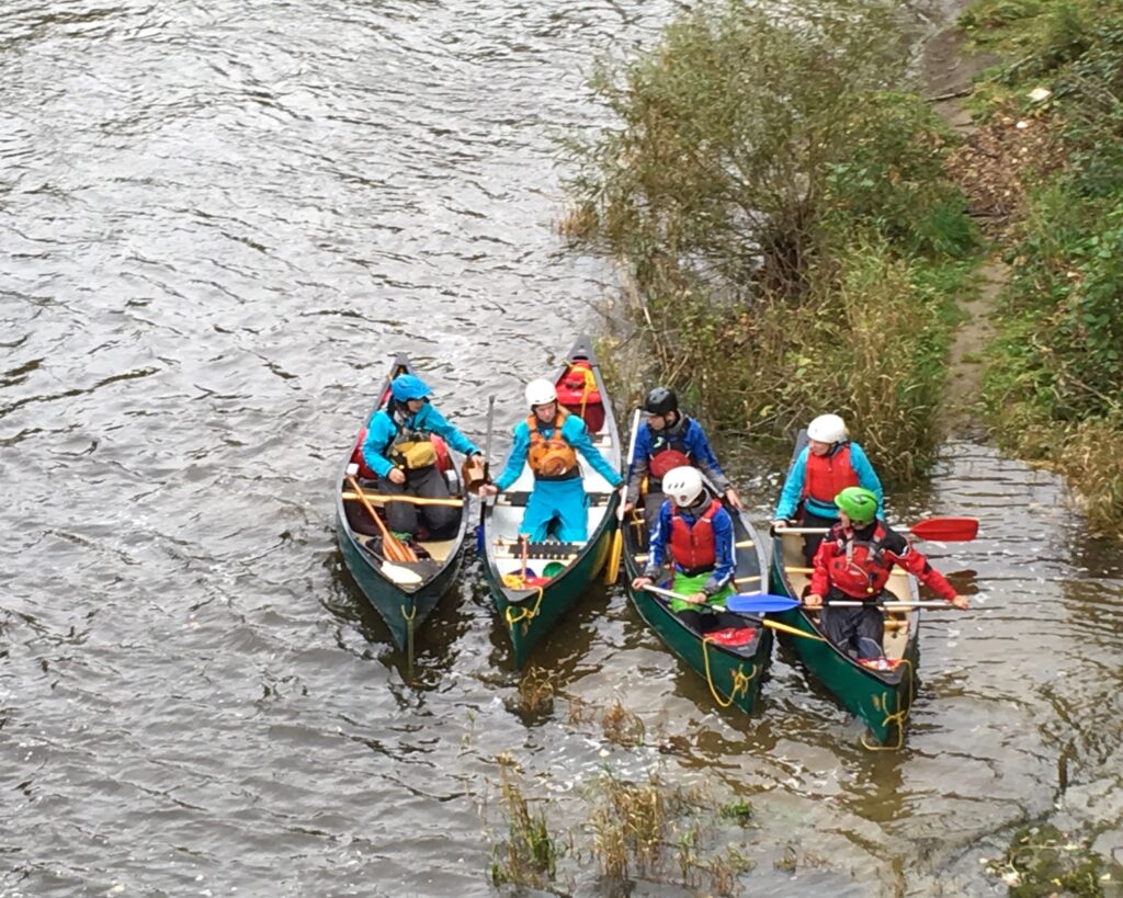 Canoe Coaching on the Severn