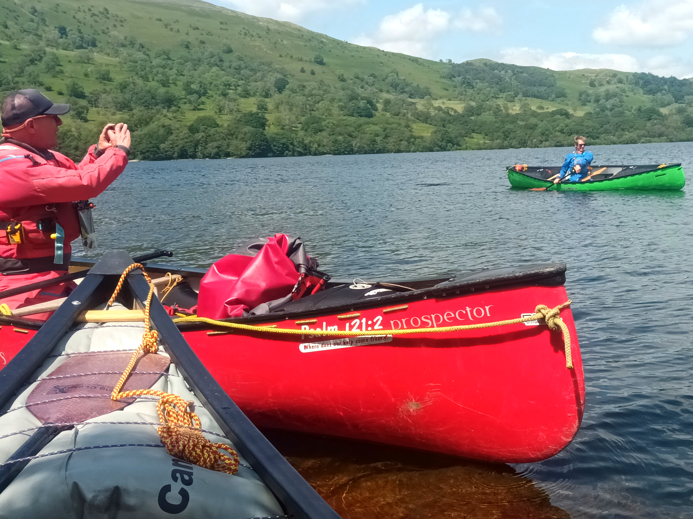 A performance coach videoing his student